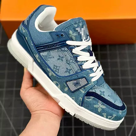 ルイヴィトンモノグラムデニムスニーカー