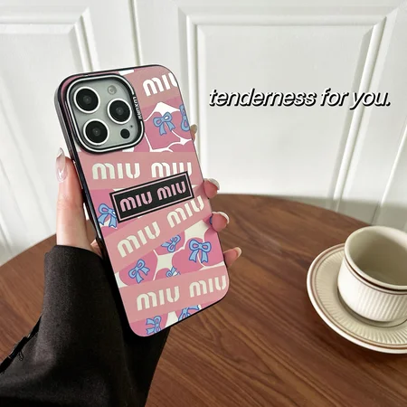 Miumiu-ミュウミュウ iphone17/iphone17 pro/iphone17 pro max/17air スマホケース
