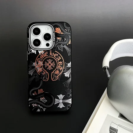 Chrome H-クロームハーツ iphone17/iphone17 pro/iphone17 pro max/17air スマホケース