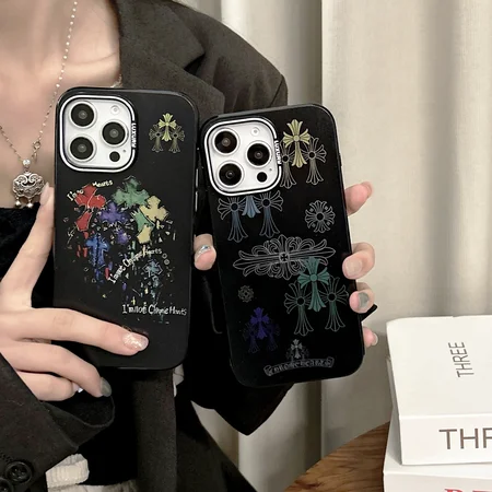 Chrome H-クロームハーツ iphone17/iphone17 pro/iphone17 pro max/17air スマホケース