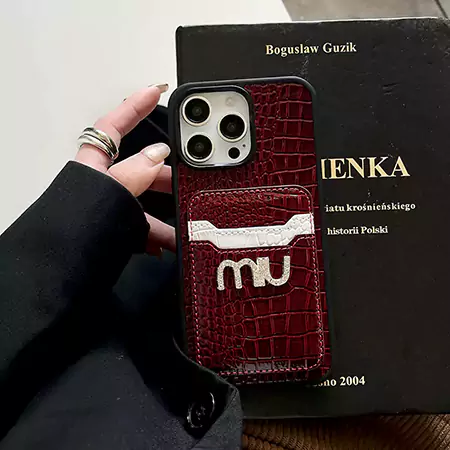 Miumiu-ミュウミュウ iphone17/iphone17 pro/iphone17 pro max/17air スマホケース