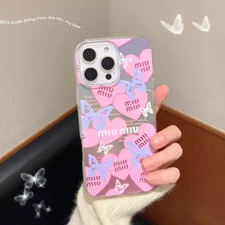 Miumiu-ミュウミュウ iphone17/iphone17 pro/iphone17 pro max/17air スマホケース