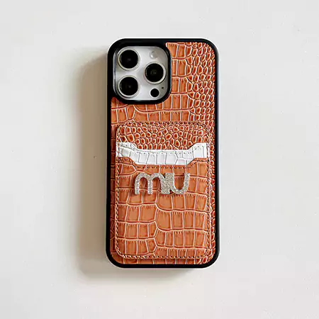 Miumiu-ミュウミュウ iphone17/iphone17 pro/iphone17 pro max/17air スマホケース