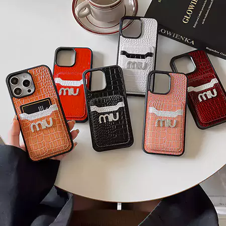 Miumiu-ミュウミュウ iphone17/iphone17 pro/iphone17 pro max/17air スマホケース