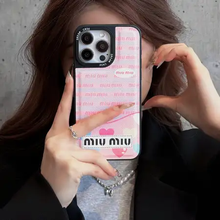 Miumiu-ミュウミュウ iphone17/iphone17 pro/iphone17 pro max/17air スマホケース 