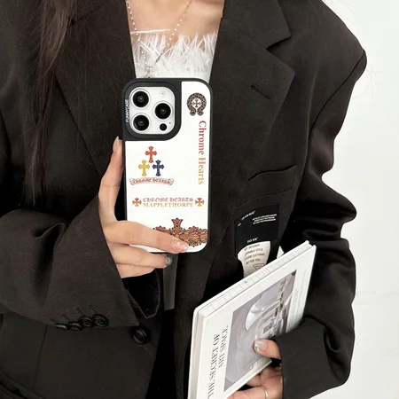 Chrome H-クロームハーツ iphone17/iphone17 pro/iphone17 pro max/17air スマホケース