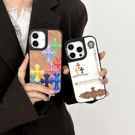 Chrome H-クロームハーツ iphone17/iphone17 pro/iphone17 pro max/17air スマホケース 