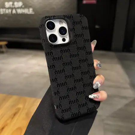 Miumiu-ミュウミュウ iphone17/iphone17 pro/iphone17 pro max/17air スマホケース 