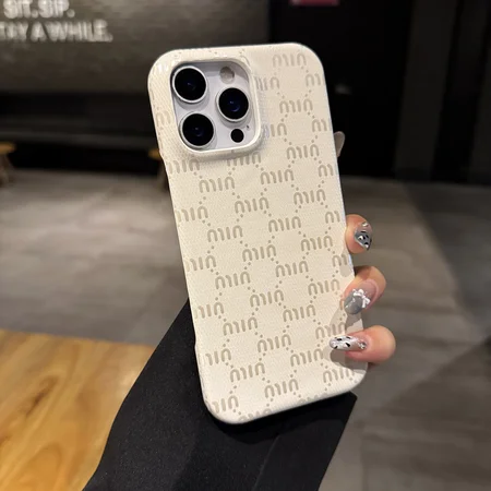 Miumiu-ミュウミュウ iphone17/iphone17 pro/iphone17 pro max/17air スマホケース 