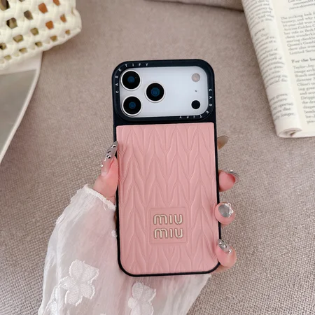 Miumiu-ミュウミュウ iphone17/iphone17 pro/iphone17 pro max/17air スマホケース 