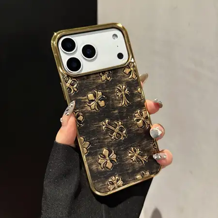 Chrome H-クロームハーツ iphone17/iphone17 pro/iphone17 pro max/17air スマホケース 