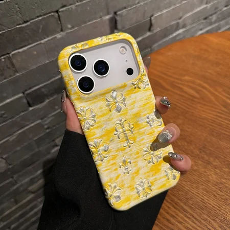 Chrome H-クロームハーツ iphone17/iphone17 pro/iphone17 pro max/17air スマホケース