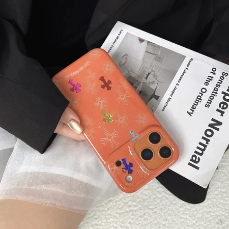 Chrome H-クロームハーツ iphone17/iphone17 pro/iphone17 pro max/17air スマホケース 