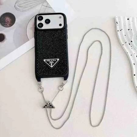 iphone18 ケース プラダ 風 prada 携帯 ケース ショルダー おしゃれ レディース 耐衝撃