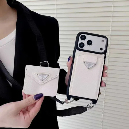 iphone18 ケース プラダ 風 prada 携帯 ケース ショルダー おしゃれ レディース 耐衝撃