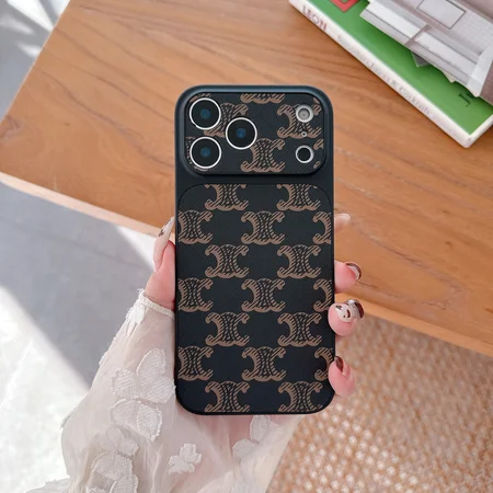 iphone18 ケース セリーヌ 風 Celine ブランド 携帯ケース おしゃれ レディース 耐衝撃