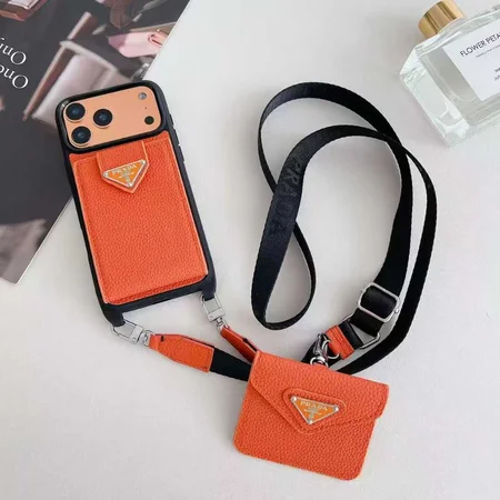 iphone18 ケース プラダ 風 prada 携帯 ケース ショルダー おしゃれ レディース 耐衝撃