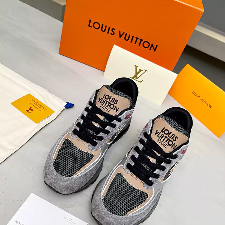 LVロゴ付きメッシュローカットデザイン