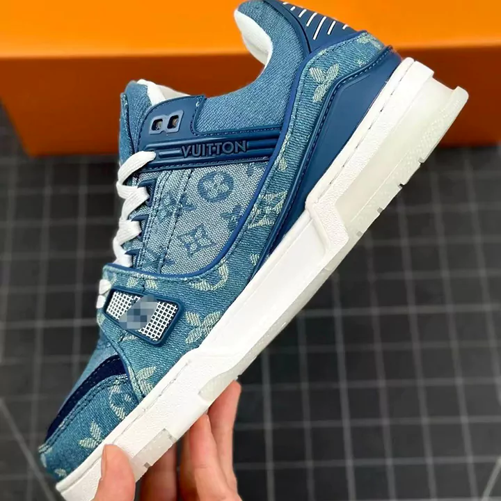 ルイヴィトンモノグラムデニムスニーカー