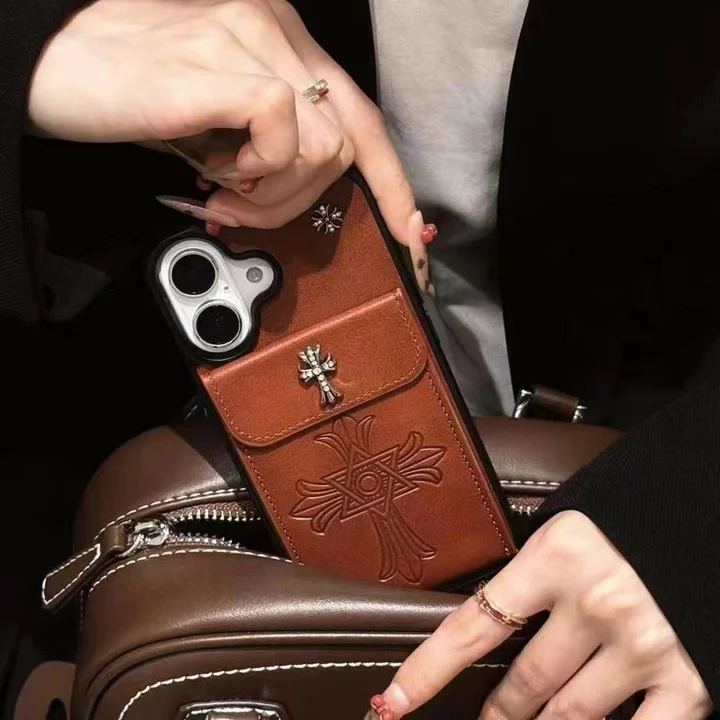 Chrome H-クロームハーツ iphone17/iphone17 pro/iphone17 pro max/17air スマホケース