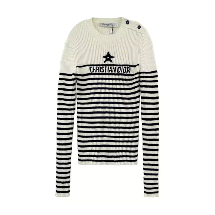 ディオールAlpineシリーズモックネックカーディガン