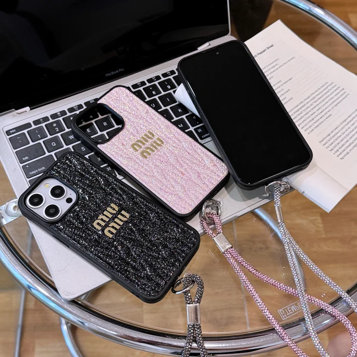 Miumiu-ミュウミュウ iphone17/iphone17 pro/iphone17 pro max/17air スマホケース 