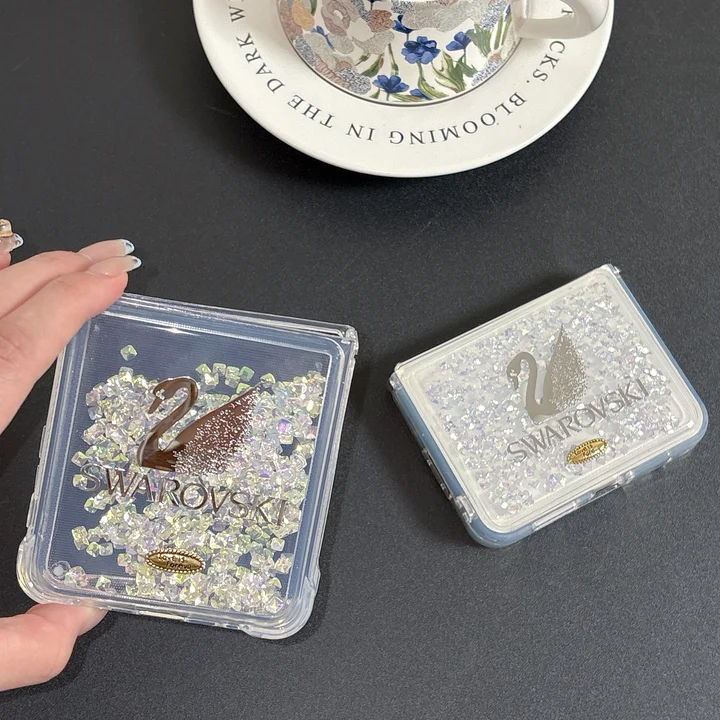 Swarovski-スワロフスキー iphone17/iphone17 pro/iphone17 pro max/17air スマホケース