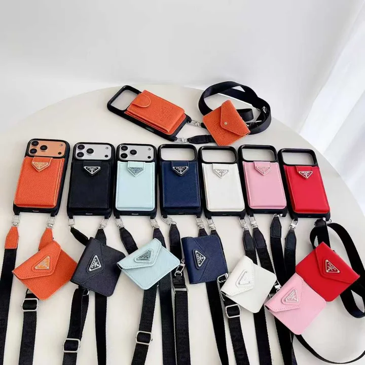 iphone18 ケース プラダ 風 prada 携帯 ケース ショルダー おしゃれ レディース 耐衝撃