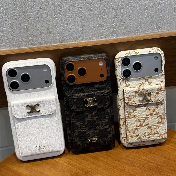 iphone18 ケース セリーヌ 風 Celine ブランド スマホケース おしゃれ レディース 耐衝撃