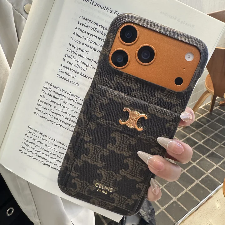 iphone17 ケース セリーヌ 風 Celine ブランド スマホケース かわいい レディース 防塵