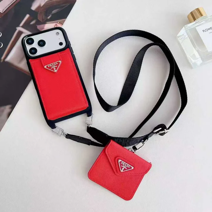 iphone16 pro ケース プラダ 風 prada 携帯 ケース ショルダー おしゃれ レディース 頑丈