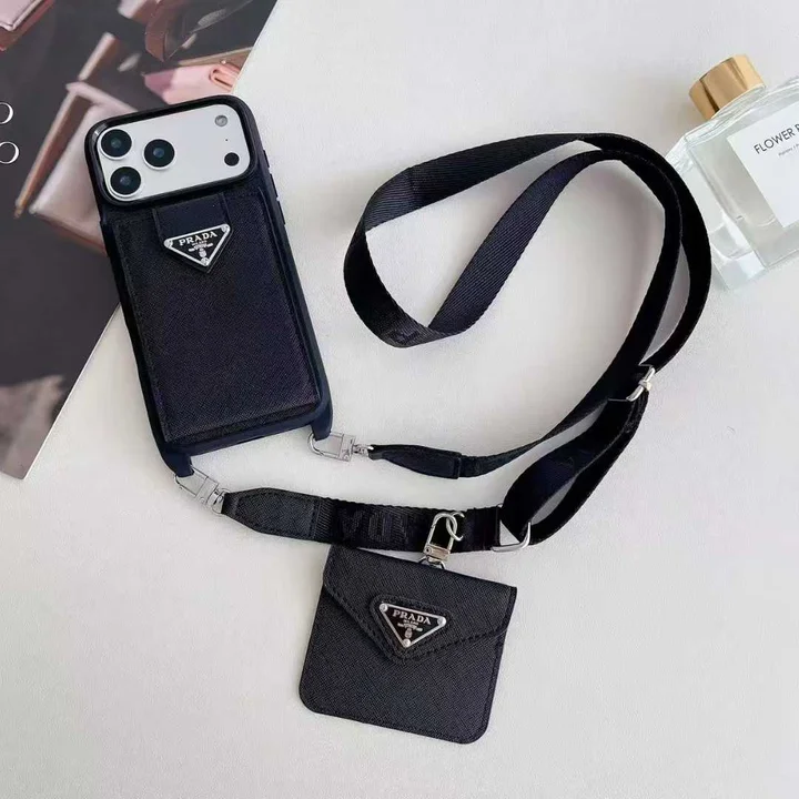 iphone15 ケース プラダ 風 prada 携帯 ケース ショルダー おしゃれ レディース キラキラ