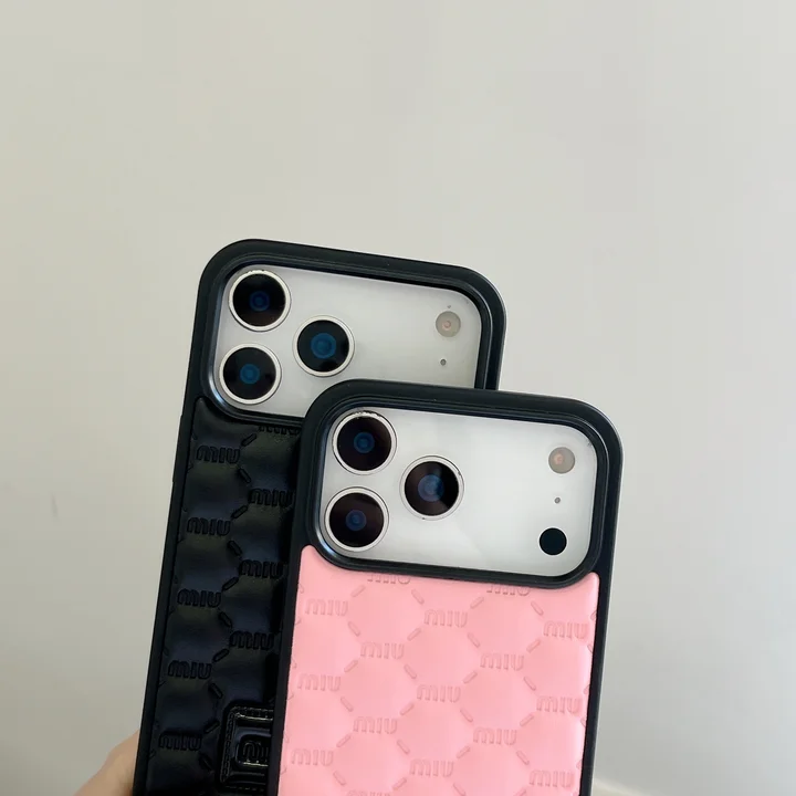 iphone17 pro ケース ミュウミュウ 風 miumiu 携帯ケース おしゃれ 芸能人 傷防止