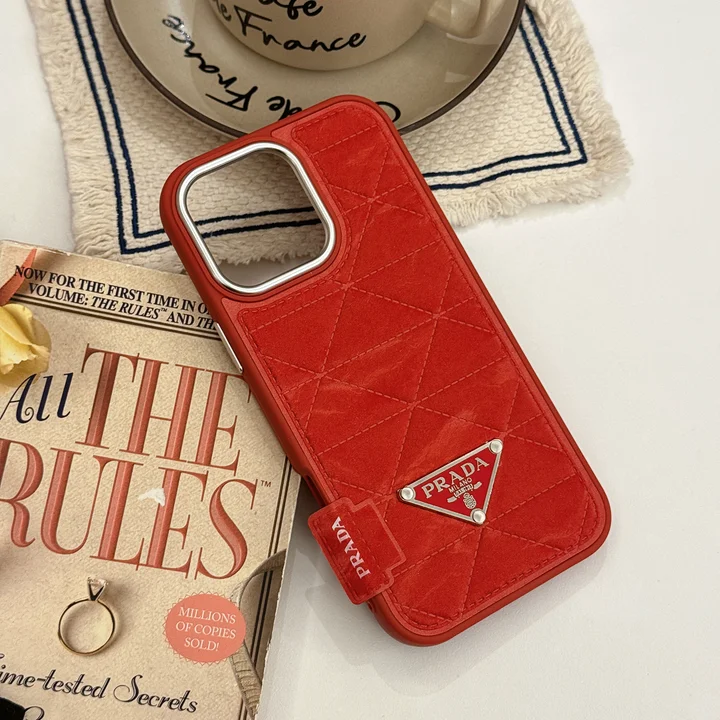 iphone18 ケース プラダ 風 prada スマホケース おしゃれ 芸能人 頑丈