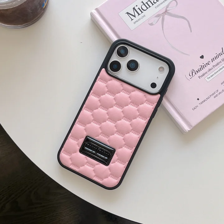 iphone17 ケース ミュウミュウ 風 miumiu 携帯ケース かわいい 芸能人 防塵