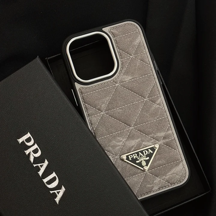 iphone18 ケース プラダ 風 prada スマホケース おしゃれ 芸能人 画面保護