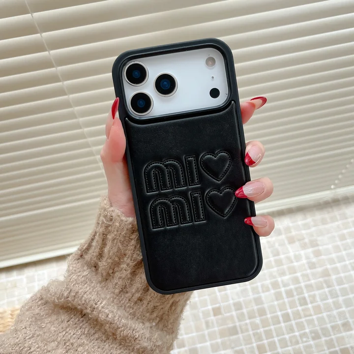 iphone18 ケース ミュウミュウ 風 miumiu カバー かわいい 芸能人 防塵