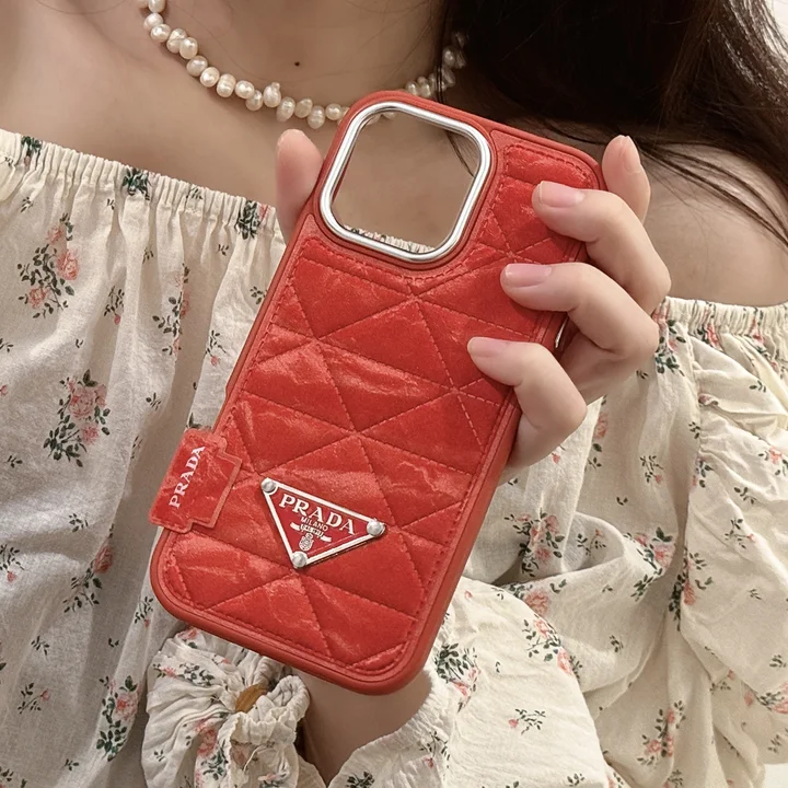 iphone18 ケース プラダ 風 prada スマホケース おしゃれ 芸能人 傷防止