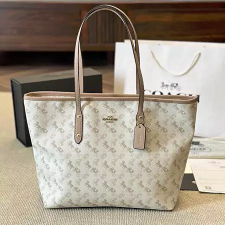 시티 토트 가방·시그네쳐 캔버스