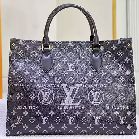 偽物 新品 5色 LV モノグラム 本革 ONTHEGO ハンドショルダーバッグ