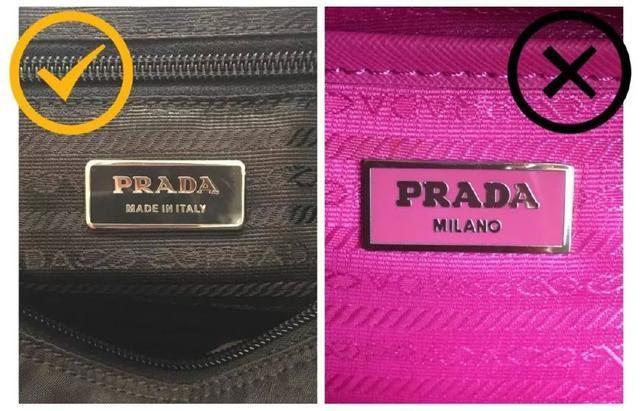 プラダprada財布の縫製をチェックする