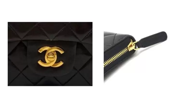 回転式ロックとファスナー金具を点検する