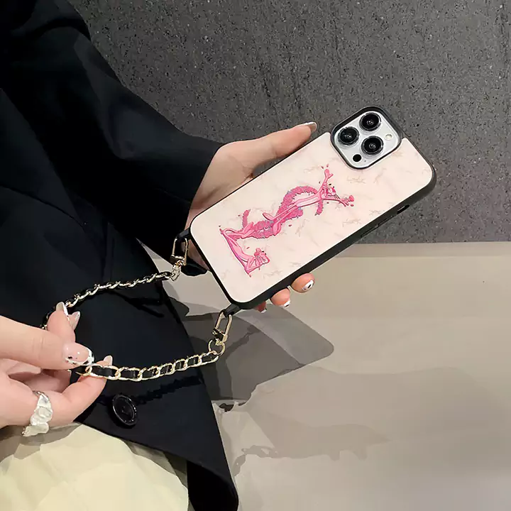 lv ルイヴィトン iphone 12 キャラクター チェーン 付き スマホカバー 全機種対応 可愛い  四角保護 スーパーコピー
