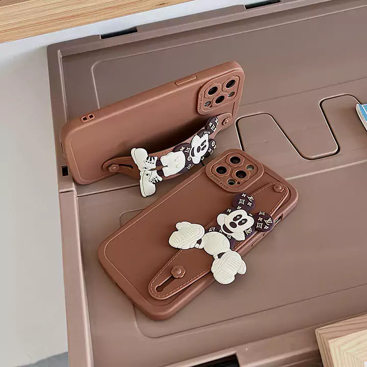 lv ルイヴィトン iphone 12 ミッキー キャラクター ストラップ 付き  スマホカバー 全機種対応 可愛い  四角保護 スーパーコピー