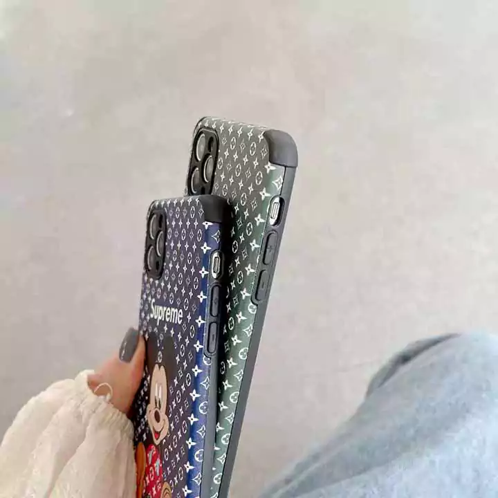 supreme シュプリーム iphone 12 スマホカバー キャラクター  全機種対応  シリコン 可愛い  四角保護 スーパーコピー