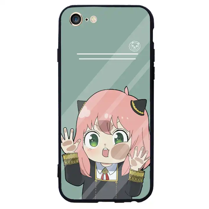 SPY×FAMILY アーニャ クリア アニメ スマホカバー 全機種対応 可愛い  四角保護