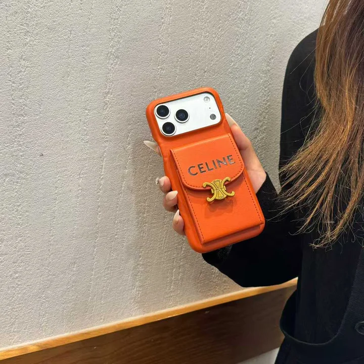 celine セリーヌ風 iphone 14 スマホケース カード ホルダー 全機種対応  推し のぞき見防止  スーパーコピー