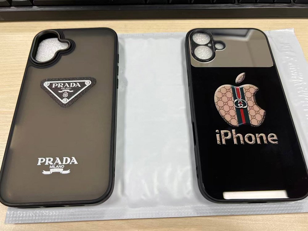 iphone16ケース グッチ プラダ 風 おしゃれ 可愛い ハイブランド スマホケース